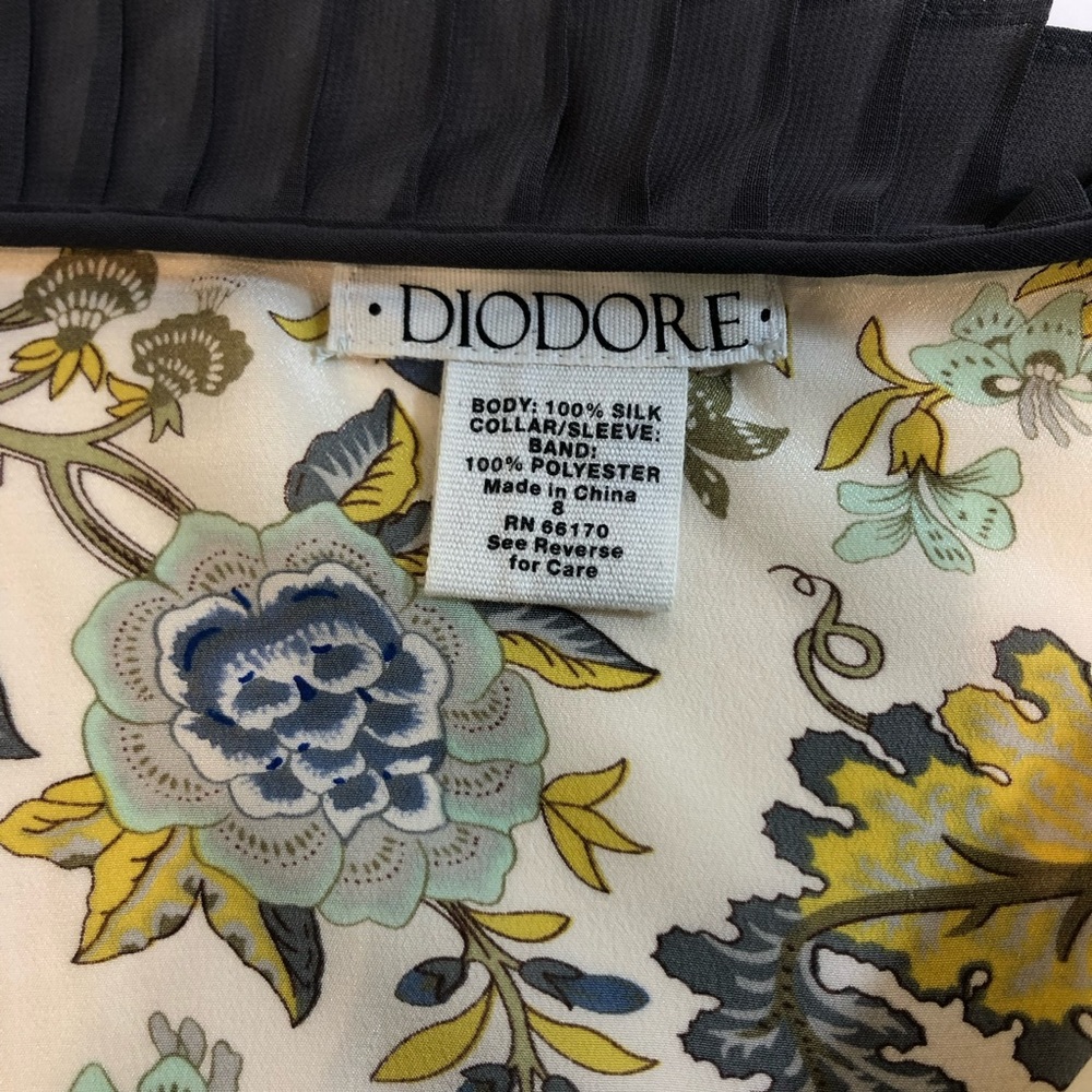 Diodore Silk Button Down Sleeveless Button - image 5